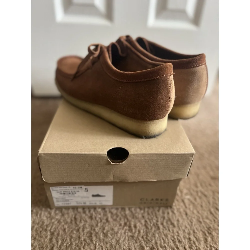 Clarks Originals Wallabee Men's Cola‎ Combination Suede 26172397 Size 10.5